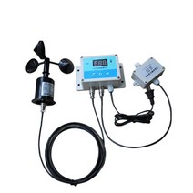 풍속계 풍향계 타워 크레인 풍속 경보 풍향 바람 측정, ABS 윈드 컵 + 호스트