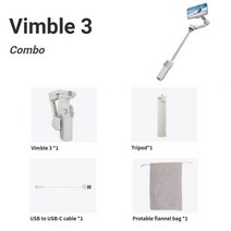 FeiyuTech-Vimble 3 내장 휴대용 짐벌 핸드헬드 확장 로드 축 아이폰 13 프로 맥스 삼성용 접이식, [02] Vimble 3