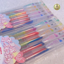 제브라 사라사클립볼펜 마블칼라 0.5mm 5색 세트, 28세트