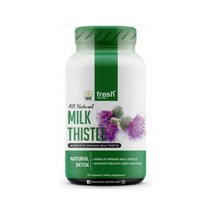 후레쉬 뉴트리션 밀크 씨슬 고함량 2000mg 120캡슐 4개월 분량 강력한 유기농 실리마린, 1병, 2000mg/45g/120정