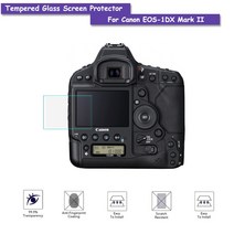 배터리 카메라용 밧데리 9H 강화 유리 LCD 화면 보호기 실드 필름 캐논 EOS 1DX 1DX-Mark II 카메라 액세, 한개옵션0