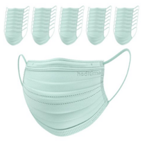 힐타임 레이디 투와이어 칼라 마스크 50매입 여성 사이즈, 1개입, 450개, 민트