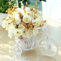 브릴리홈 조화 인테리어 + 세발자전거오브제, 옐로우(조화), 1세트