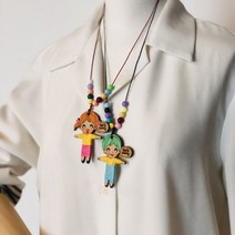 걱정인형 목걸이 2개 만들기 세트