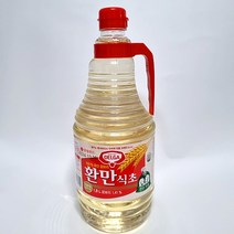 롯데 환만식초 1.8L 9개입 업소용 식자재 발효식초, 9개