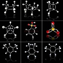 분자구조모형 유기 및 무기 화학 모델 볼 스틱 스케일 모델 결정 시연 실험 장비
