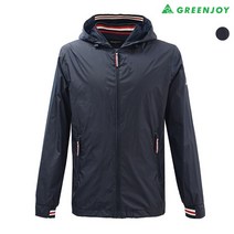 그린조이 남성 솔리드 후드 점퍼