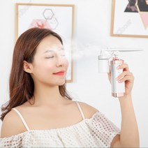 Kiboer 나노 미스트기 고압분무화 영양성분도입 톤업 보습 가정용 3색, kiboer-159 화이트