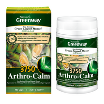 뉴질랜드 초록입홍합 3750mg 네이쳐스그린웨이 아스로캄 180정 arthrocalm