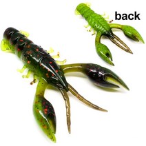 웜기어 감속기 FOVONON 소프트 루어 인공 미끼 새우 랍스터 왕새우 웜 쉐이드 장어 Needfish Swimbait 지그 헤드 낚시 태클, [05] Color E, [02] 5cm 1.7g  8pcs