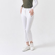 [클리브랜드골프] 3M테잎 허리밴드 여성 세미 부츠컷 바지 (CGWPT32656/WH)(1396871)