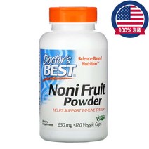 닥터스베스트 노니열매 노니후르츠 Noni 650mg 120식물성캡슐, 120정, 1개