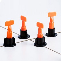 타일 바닥 평탄 클립 수직 수평 레벨링 작업핀 50개 러, 타일레벨러-50p