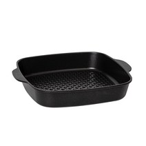퀸센스 블락 IH 고기 구이 사각 그릴팬 28cm, 단일속성, 단일옵션
