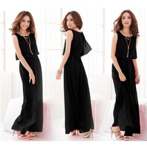 프린세스 쉬폰 롱원피스 여성스런원피스 20대원피스