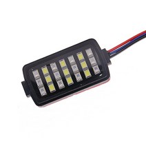 우리파파 12v 오토바이 파박이 2way 파일럿 브레이크 LED 싸이키 PB01 PB02, PB-01(싱글)