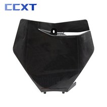 바이크 오토바이 전면 번호판 플라스틱 커버 KTM SX SXF XC XCF XCW XCFW EXC EXCF 125-500cc -, [02] Black