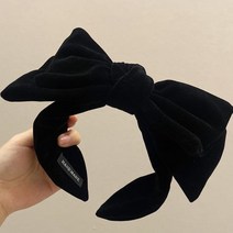 벨벳 리본 머리띠