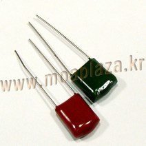마일러콘덴서0.0033uF 마일러커패시터 마일러콘덴서332j 3.3nf 100vDC Polyester Film Capacitors 0.0033uf, 100개