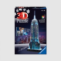 보드엠팩토리 R125661 3D 퍼즐 엠파이어 스테이트 빌딩 LED 216피스