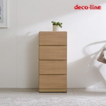 데코라인 끌라 400 4단 서랍장, 화이트