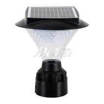 MIERU 태양광 솔라 88 LED 80 휀스등 태양열 데크 정원 담장 솔라 등, 화이트