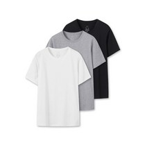 {백화점 정품} 탑텐 공용 코튼 베이직 반팔티 3PACK MSF5TS3001 270130