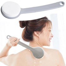 등로션바르기 셀프 바르미 등에 로션 바디 오일 스파출러 스파츌라 바디워시 브러쉬 목욕용품 어플리케이터 패드 샤워, grey