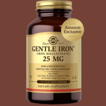 솔가 젠틀 아이언 철분 25mg 240 베지 캡슐 8개월분, 옵션1