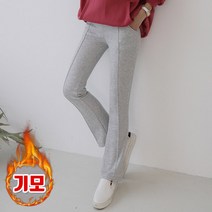 [쏭스타일] 라인굿세미부츠컷팬츠(기모)