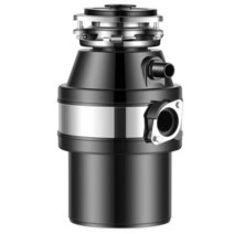 음식물 쓰레기 분쇄기 220V 가정용 스테인레스 스틸 주방, 02 Black