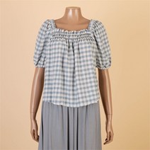 트렌드컬렉션 트랜드컬렉션 NC08 깅엄체크스퀘어블라우스 TRBL22T41 (8790212)