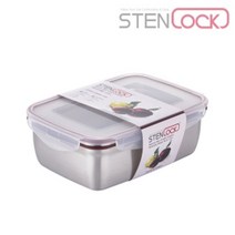 스텐락 클래식 직사각 밀폐용기 반찬통 8호 2600ml