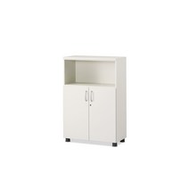 SF 3단 하문장 사무용책장, 화이트그레이