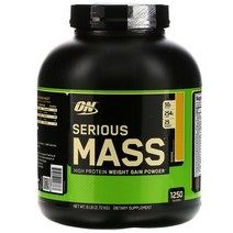 Optimum Nutrition Serious 매스 고단백 체중 증가 분말 바나나 2.72kg (6lbs)