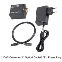 디지털 아날로그 변환기 컨버터 유튜브 브이로그 오디오 출력 오디오 어댑터 증폭기 상자, 나는 플러그