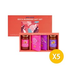 이디야 블렌딩티 선물세트(티백+청)X5개, 단품, 단품