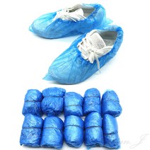 리시안제이 일회용 신발덧신 100매 운동화방수커버 작업용비닐덧신