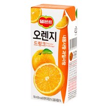 델몬트 오렌지 드링크 팩, 96팩, 190ml