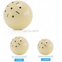 당구 훈련 공 8 & 9 스누커 게임 수지 큐 52mm/ 57mm 옵션, 04 57mm-2 PCS