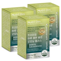 뉴트리딘 프리미엄 하루 쾌변 배변 굿모닝 플러스, 3개, 60정