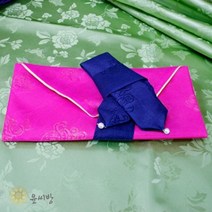 [천삼백케이] [윤씨방] 자미사 현금 예단보, 남색