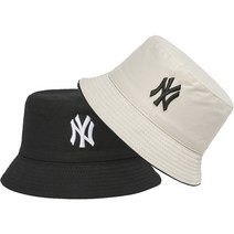 MLB 남녀공용 NY 양면 버킷햇 3AHTM502N