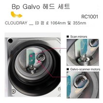 Cloudray 파이버 레이저 스캐닝 갈보 헤드 세트 전원 공급 장치 포함 검류계 10.6um 355nm RC1001, 03 355nm