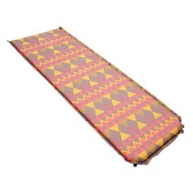 아이디어픽 캠핑 차박 자충매트 에머매트 전용가방 포함 182cm X 60cm X 4cm, 레드&옐로우