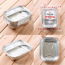 은박도시락 알루미늄용기 10P 호일용기 일회용도시락용기 알미늄용기