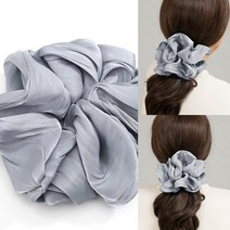 곱창밴드(그레이) 이쁜머리끈 반묶음머리끈 올림머리끈