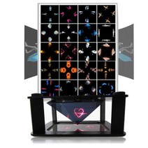 LLOYSEED 범용 3D 홀로그램 프로젝터 디스플레이 스탠드 미니 피라미드 쇼케이스 3.5-6 인치 휴대 전화, 한개옵션0