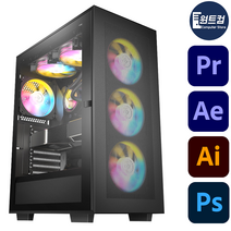 4K 영상편집 컴퓨터 유튜브 동영상 에펙 프리미어 프로 PC, 윈도우11 홈 DSP 정품, SSD 1TB변경+HDD 2TB추가, 영상편집용05