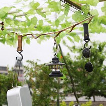 조그만 캠핑 감성 데이지체인 5m 차박용품 캠핑고리, 전용훅-네이비